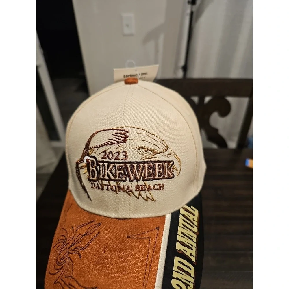 82nd‎ Annual Bike Week Daytona Beach Bike Week 2023 Hat Eagle Embroidered